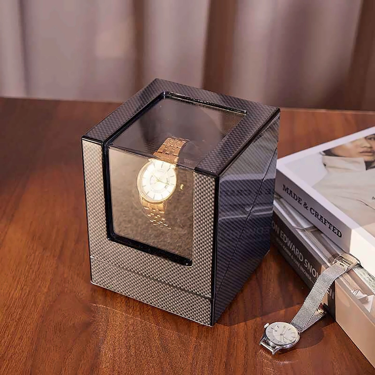 Hộp Lên Dây Đồng Hồ Tự Động Dành Cho Nam