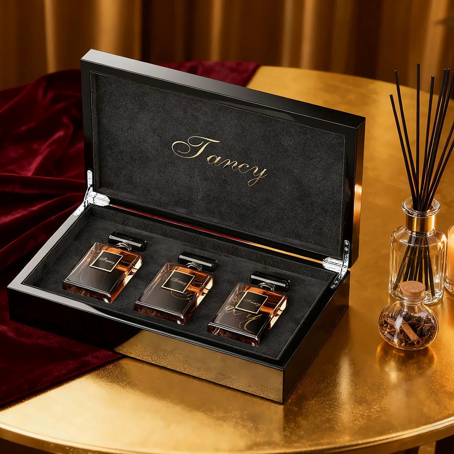 Hộp Quà Tặng Rượu Mạnh Luxury Thiết Kế Hai Cửa Sang Trọng