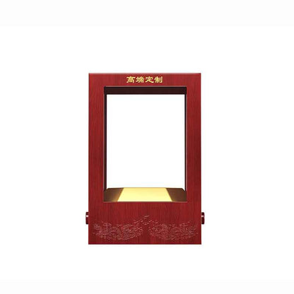 Hộp Rượu Vang Acrylic Gỗ Đỏ Cao Cấp