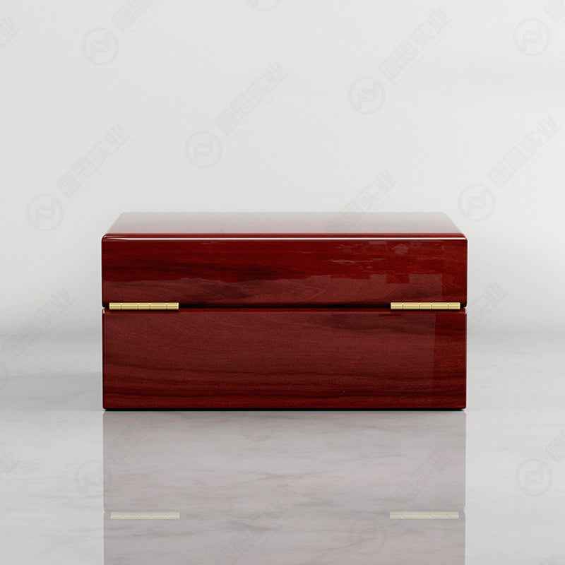 Hộp Đồng Hồ Đỏ Khóa Tròn Kim Loại Cao Cấp