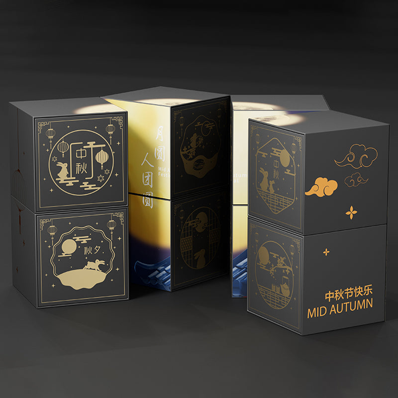 Hộp Bánh Trung Thu Moon Series Đen Huyền Bí