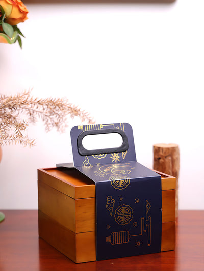 Hộp Trung Thu Gỗ Thông Cầm Tay