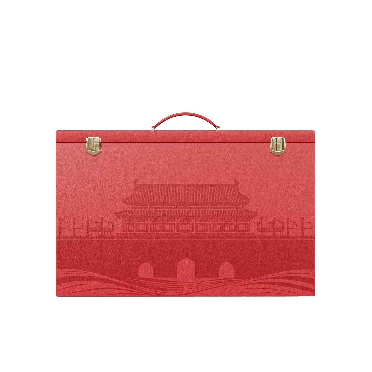 Hộp Rượu Trắng 5 Chai Da Cao Cấp