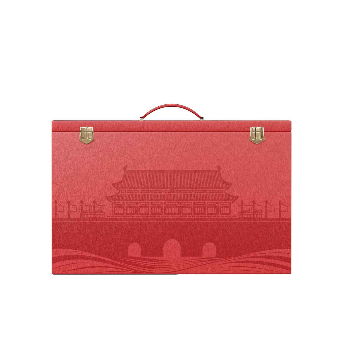 Hộp Rượu Trắng 5 Chai Da Cao Cấp
