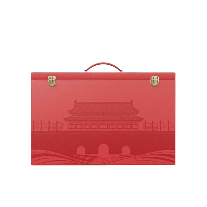 Hộp Rượu Trắng 5 Chai Da Cao Cấp