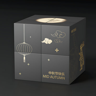 Hộp Bánh Trung Thu Moon Series Đen Huyền Bí