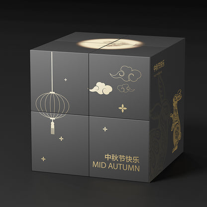Hộp Bánh Trung Thu Moon Series Đen Huyền Bí