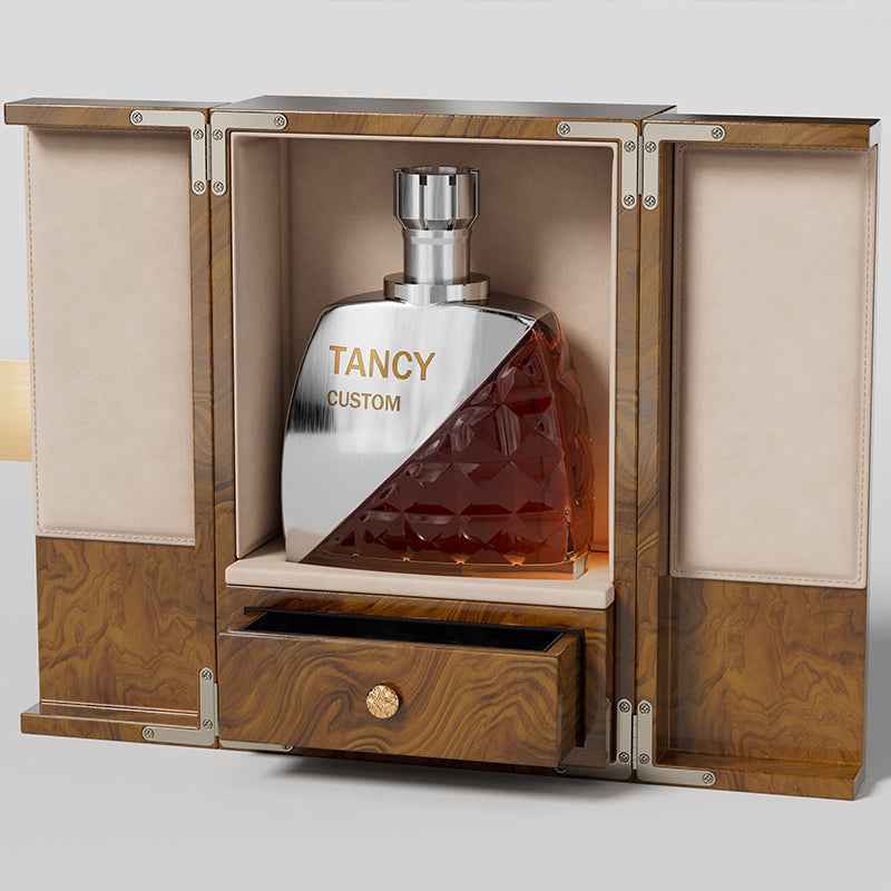 Tủ Rượu Whisky Hai Cánh Gỗ Sang Trọng