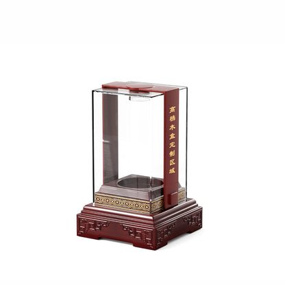 Hộp Rượu Acrylic Trong Suốt Cao Cấp - bên trong lót nhung sang trọng bảo vệ chai rượu