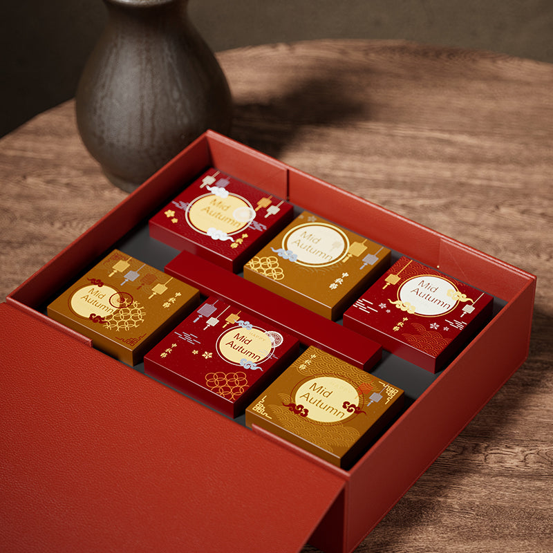 Hộp Bánh Trung Thu Ép Nổi Hình Gấu IP Cao Cấp