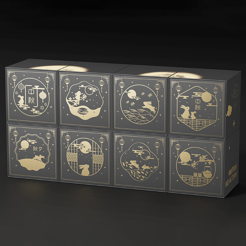 Hộp Bánh Trung Thu Moon Series Đen Huyền Bí