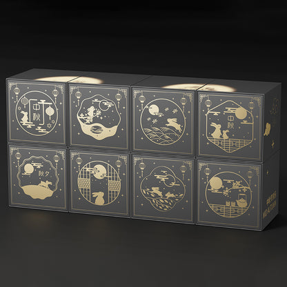 Hộp Bánh Trung Thu Moon Series Đen Huyền Bí