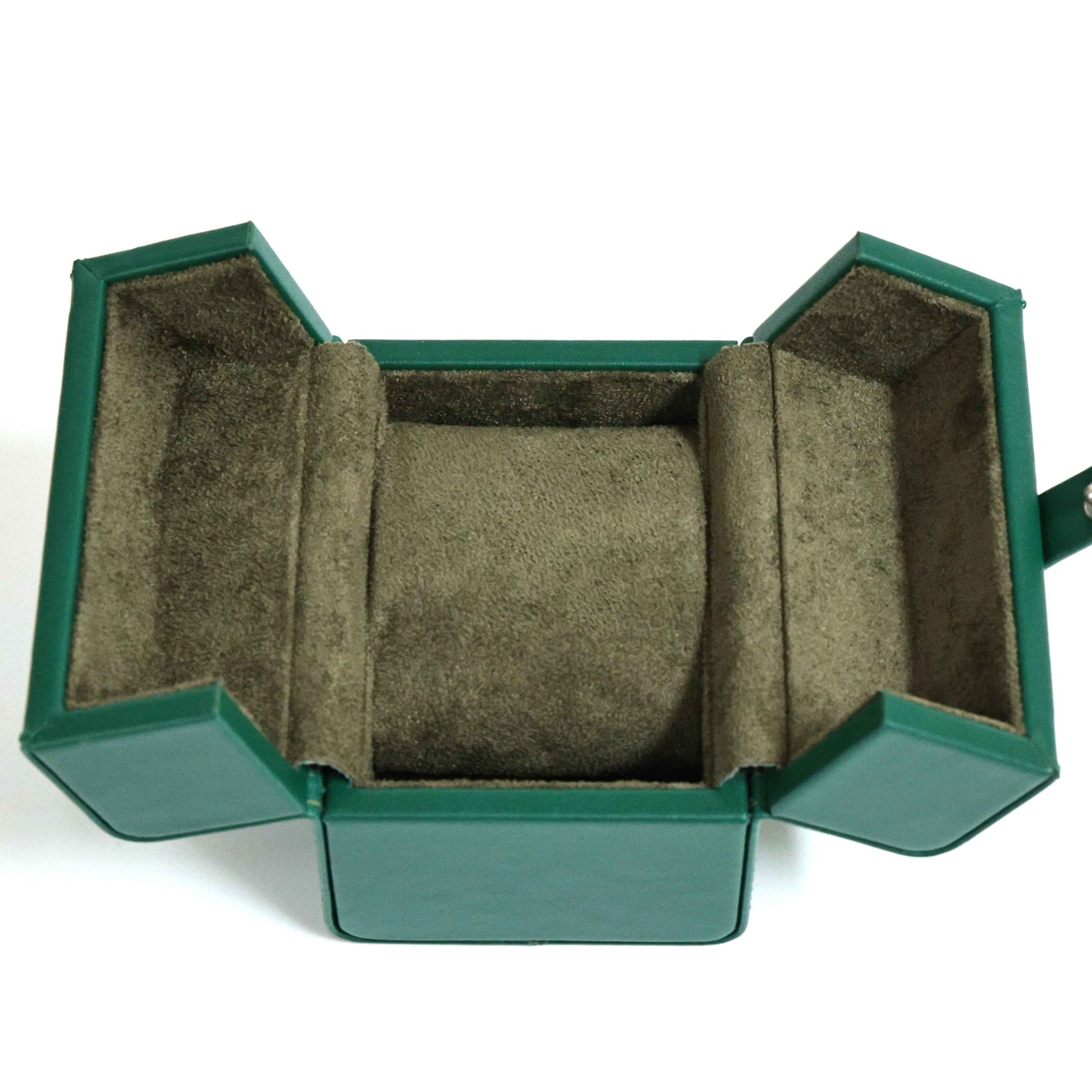 Hộp Đồng Hồ Xanh Hai Cánh Gỗ Cao Cấp