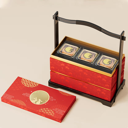 Hộp Bánh Trung Thu Quai Xách Cao Cấp Mẫu Mới