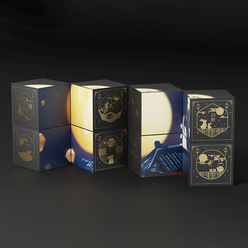Hộp Bánh Trung Thu Moon Series Đen Huyền Bí