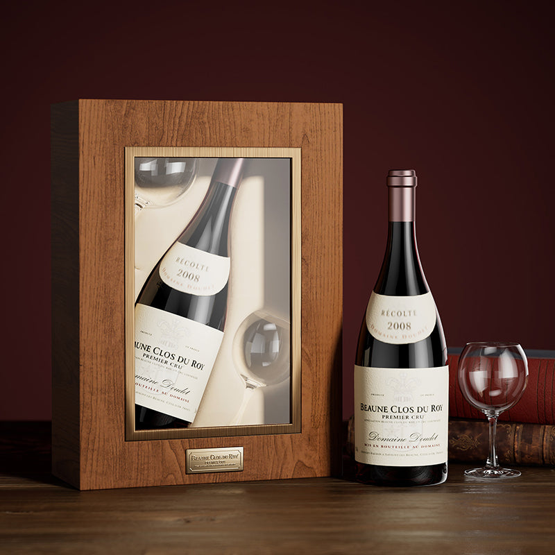 Hộp Rượu Vang Cửa Sổ Mica Cao Cấp - đóng gói quà tặng rượu vang whisky cao cấp