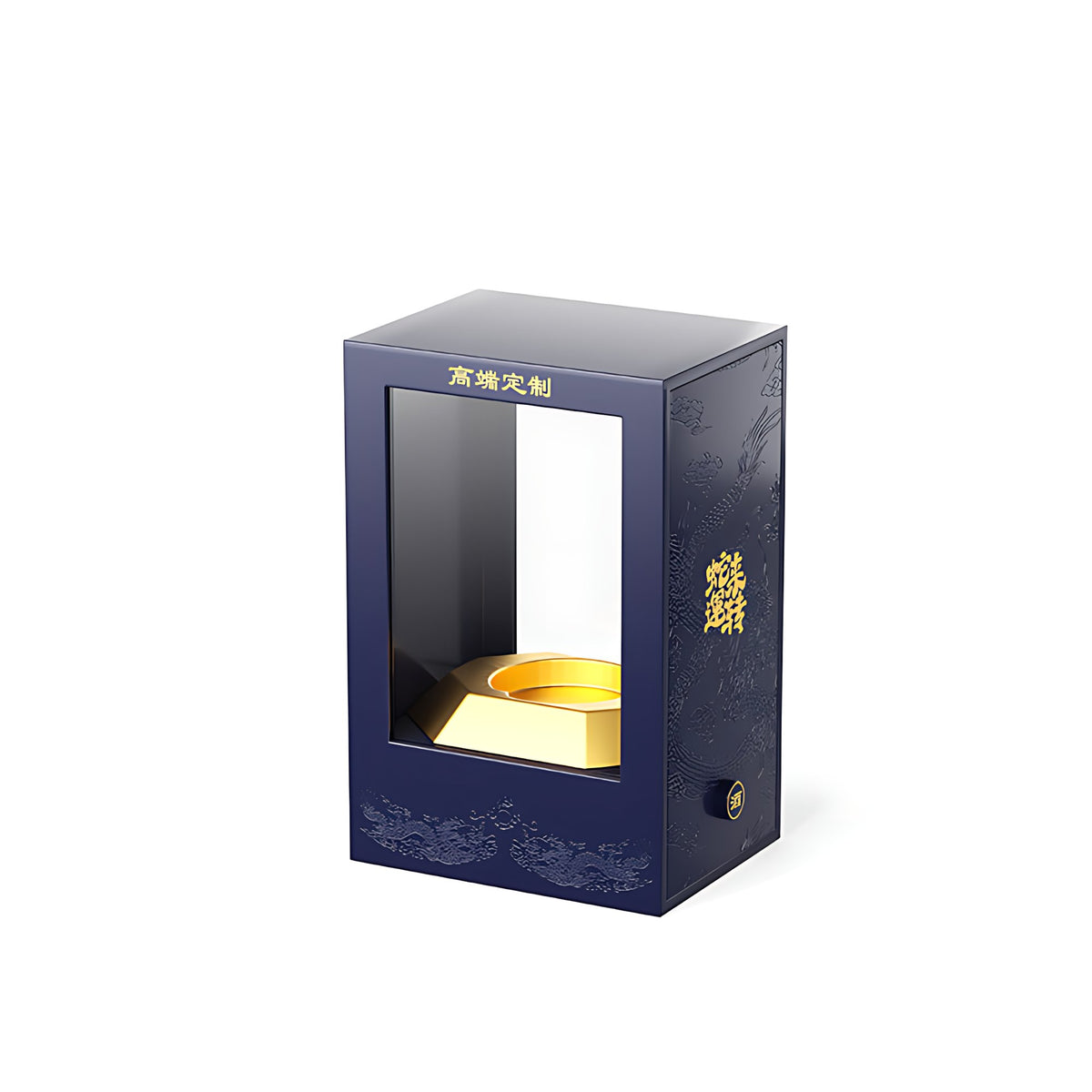 Premium Red Wood Acrylic Wine Box