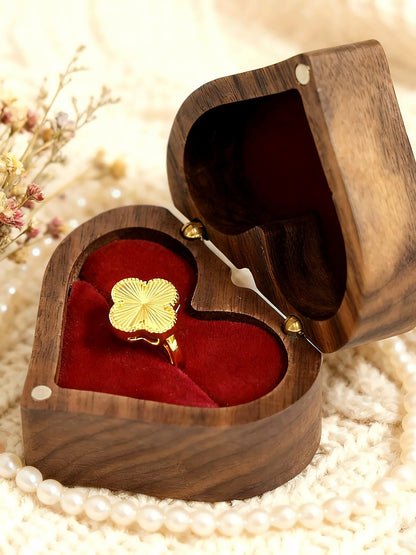 Giá Đỡ Nhẫn Gỗ Sáng Tạo Hiện Đại