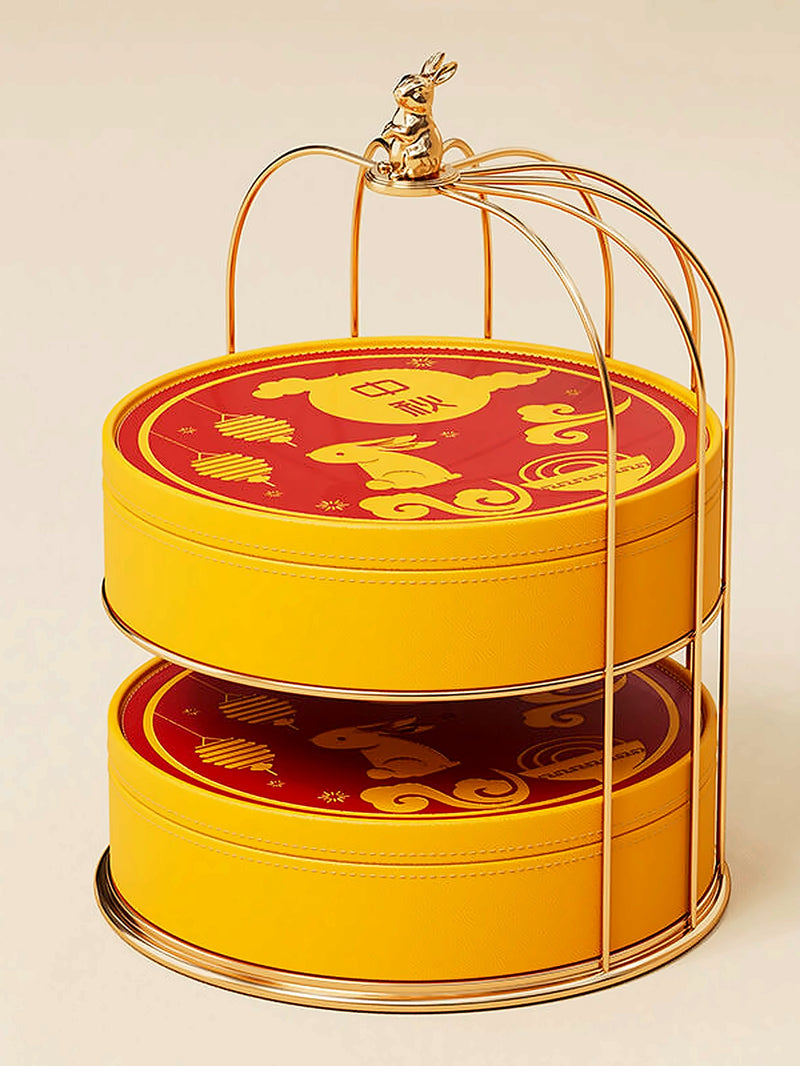 Hộp Bánh Trung Thu Hình Lồng Chim