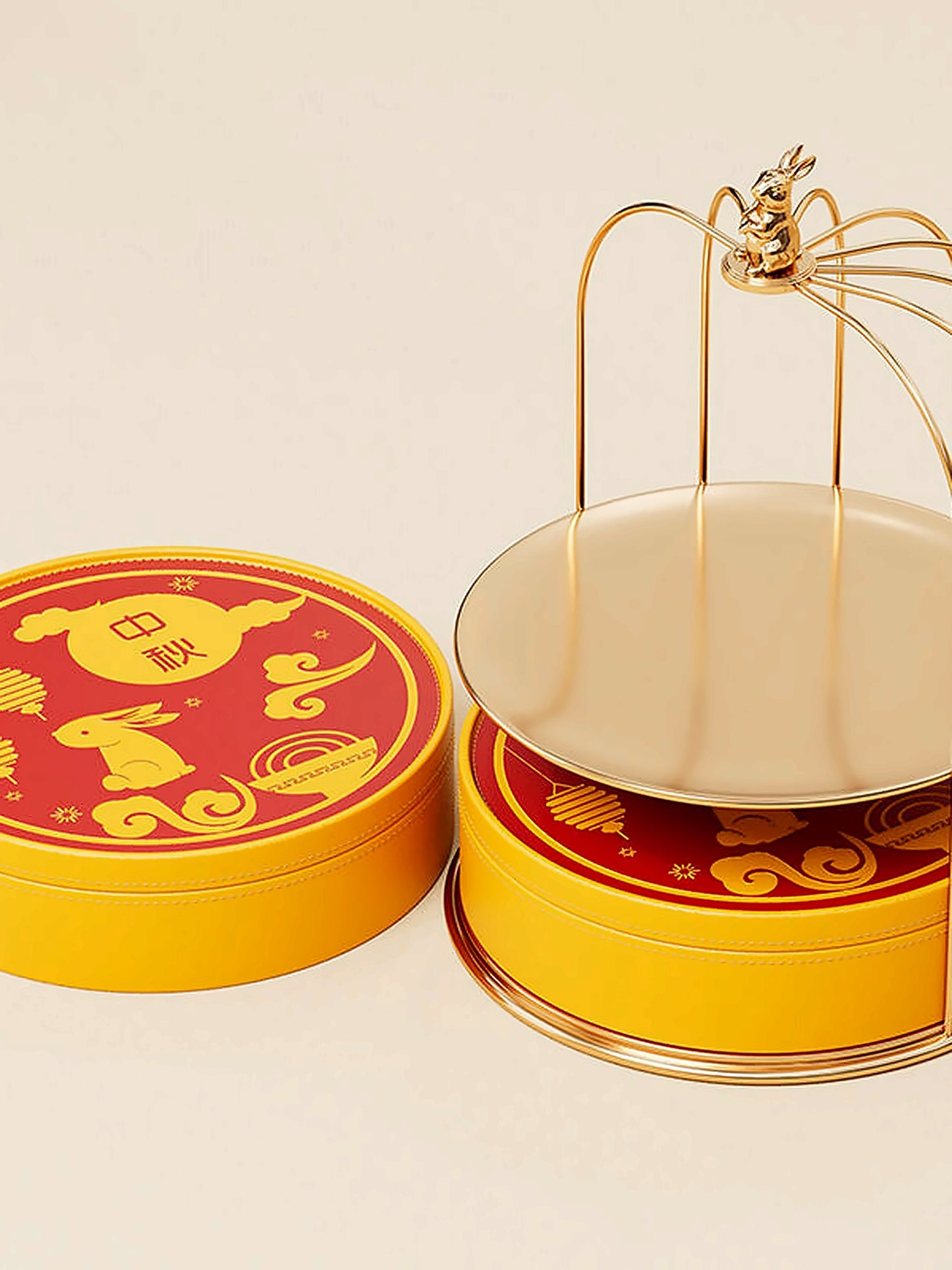 Hộp Bánh Trung Thu Hình Lồng Chim