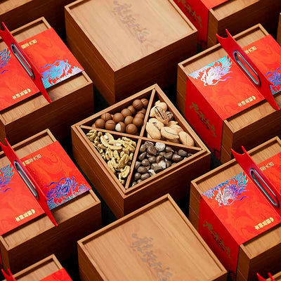 Hộp Quà Tặng Hạt Thông Năm Rồng