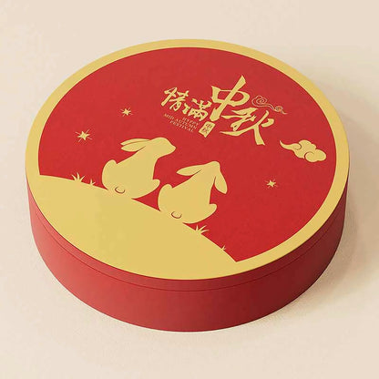 Hộp Thiếc Bánh Trung Thu Bọc Vải