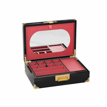 Hộp Đựng Trang Sức Gỗ Vintage Phong Cách Du Lịch