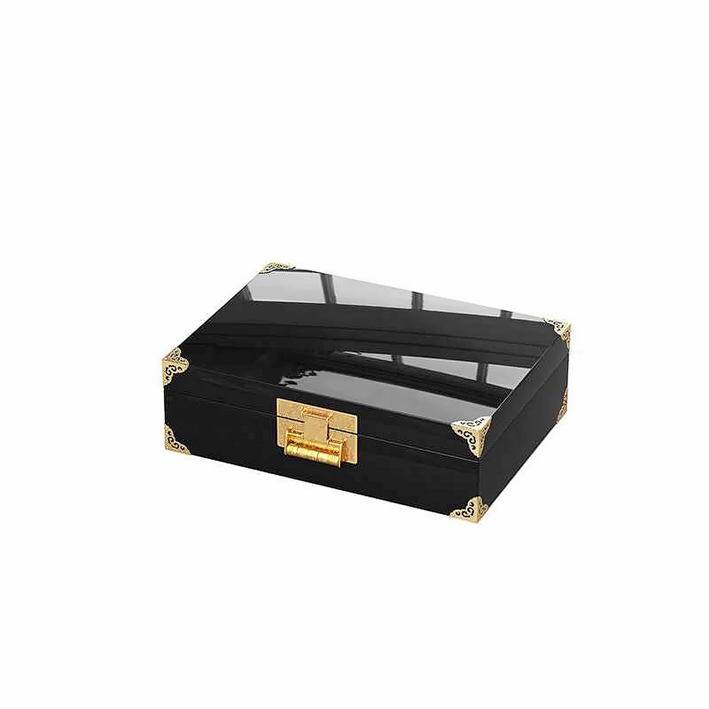 Hộp Đựng Trang Sức Gỗ Vintage Phong Cách Du Lịch