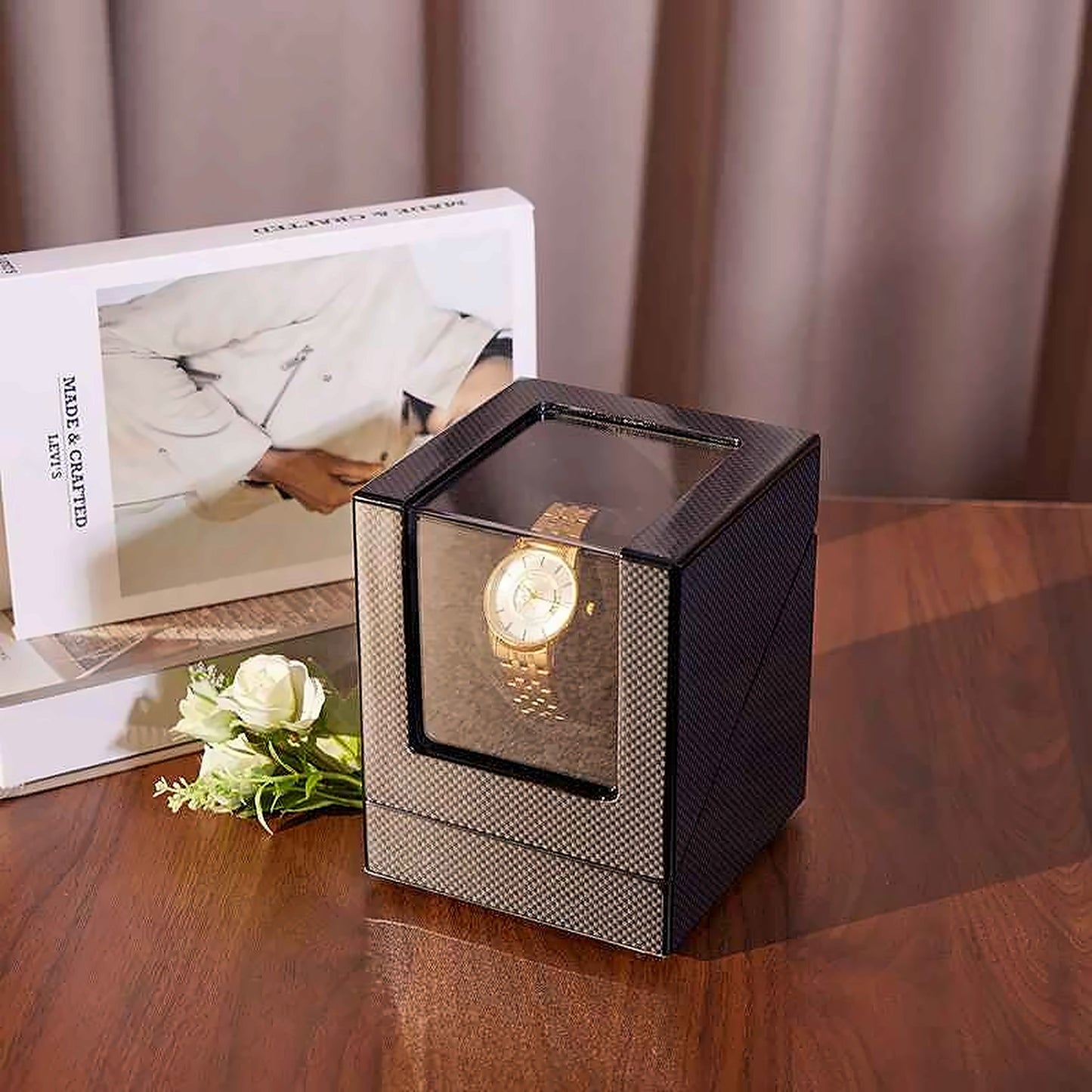 Hộp Lên Dây Đồng Hồ Tự Động Dành Cho Nam