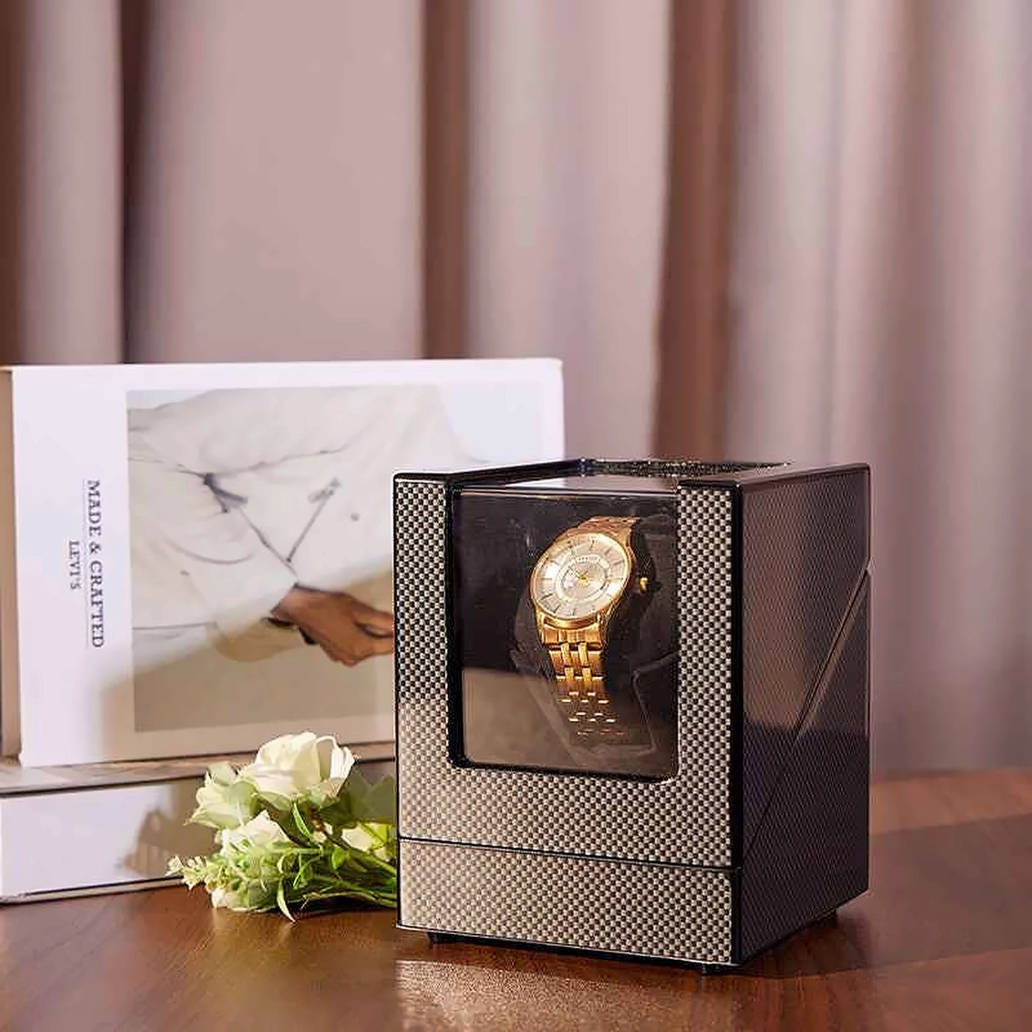 Hộp Lên Dây Đồng Hồ Tự Động Dành Cho Nam
