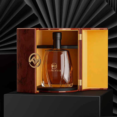 Hộp Quà Tặng Rượu Mạnh Luxury Thiết Kế Hai Cửa Sang Trọng