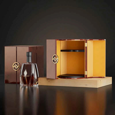 Hộp Quà Tặng Rượu Mạnh Luxury Thiết Kế Hai Cửa Sang Trọng