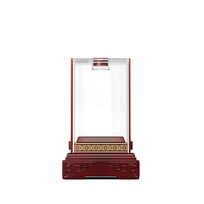 Hộp Rượu Acrylic Khung Gỗ Cao Cấp - chi tiết cửa sổ acrylic lộ chai rượu, khung gỗ chắc chắn tinh xảo chất lượng cao cấp