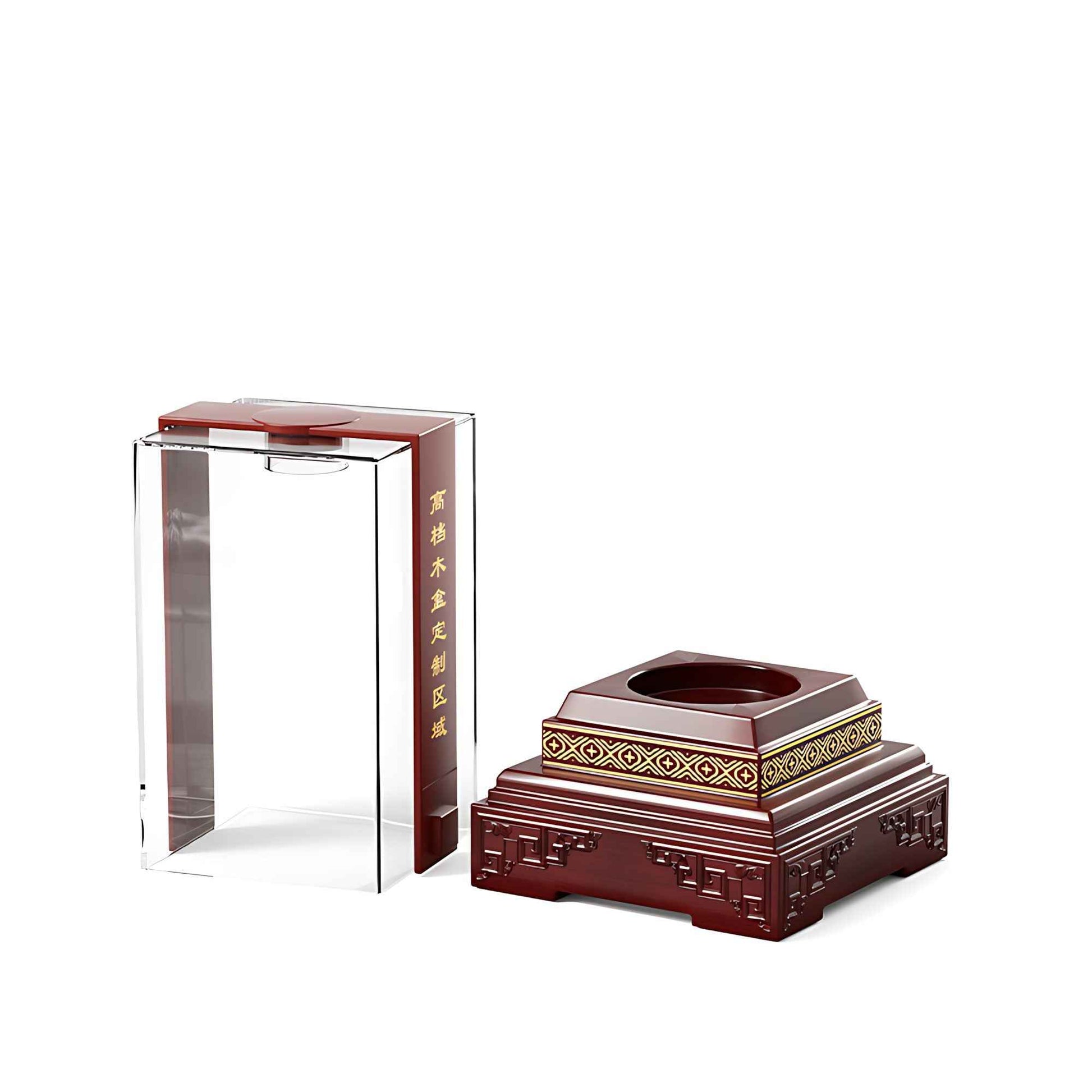 Hộp Rượu Acrylic Khung Gỗ Cao Cấp